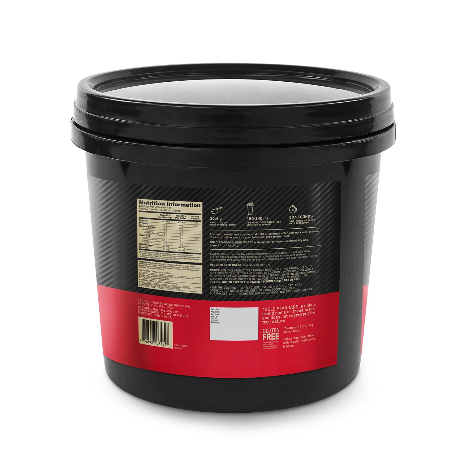 Gold Standard 100% Whey Protein Powder  Double Rich Chocolate  4 kg and Micronised Creatine Powder  Unflavoured  250 g - Image 9