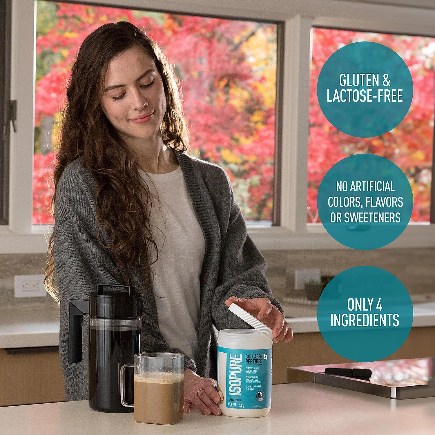 Isopure Unflavored + Isopure Collagen Peptides (12g/serve) with Biotin & Vitamin E- 250g (Unflavored) - Image 22