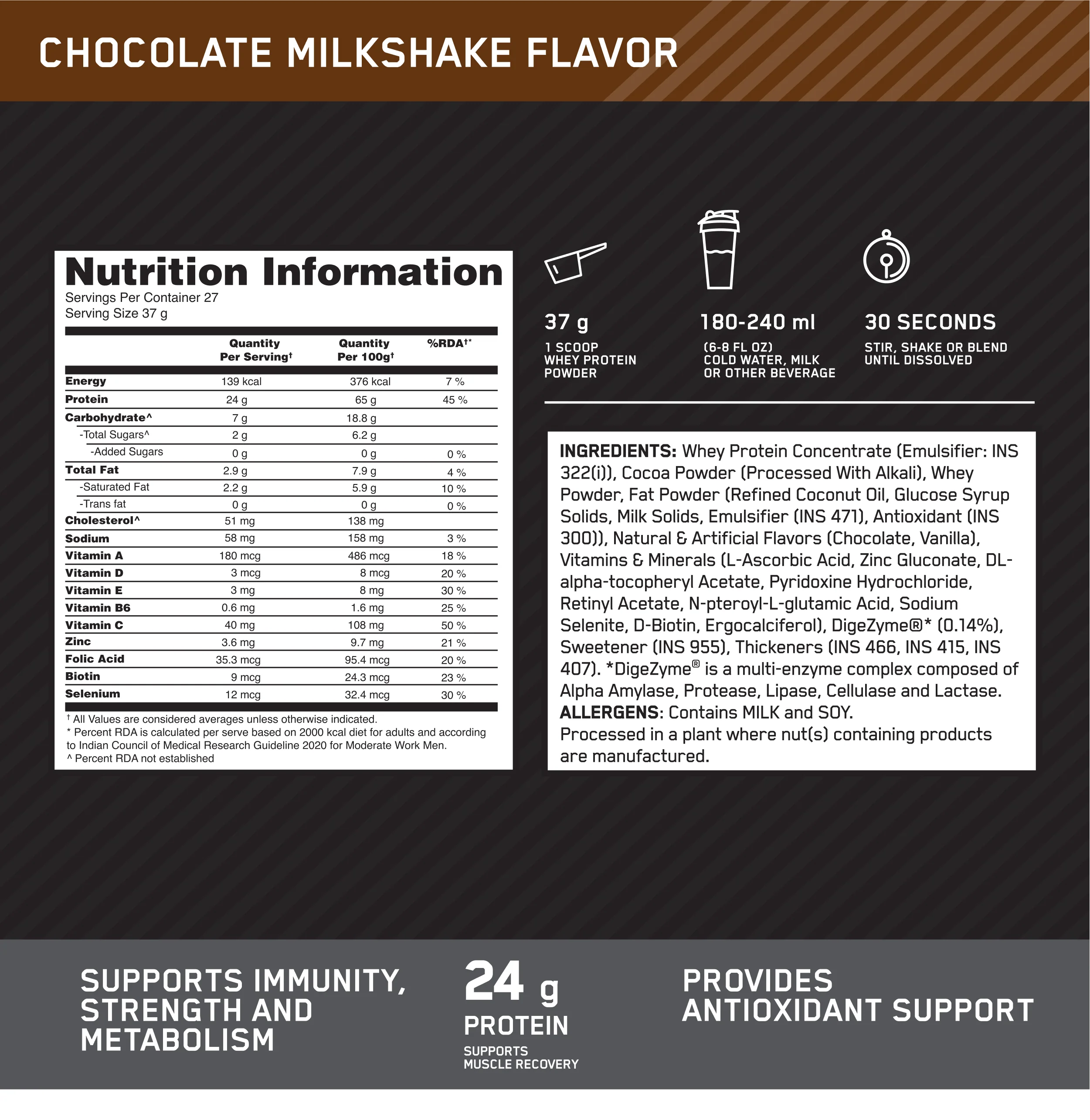 Performance Whey Protein | 1 kg (2.2 lbs) | Chocolate + Micronized Creatine Powder | Unflavoured | 100 g - Image 8