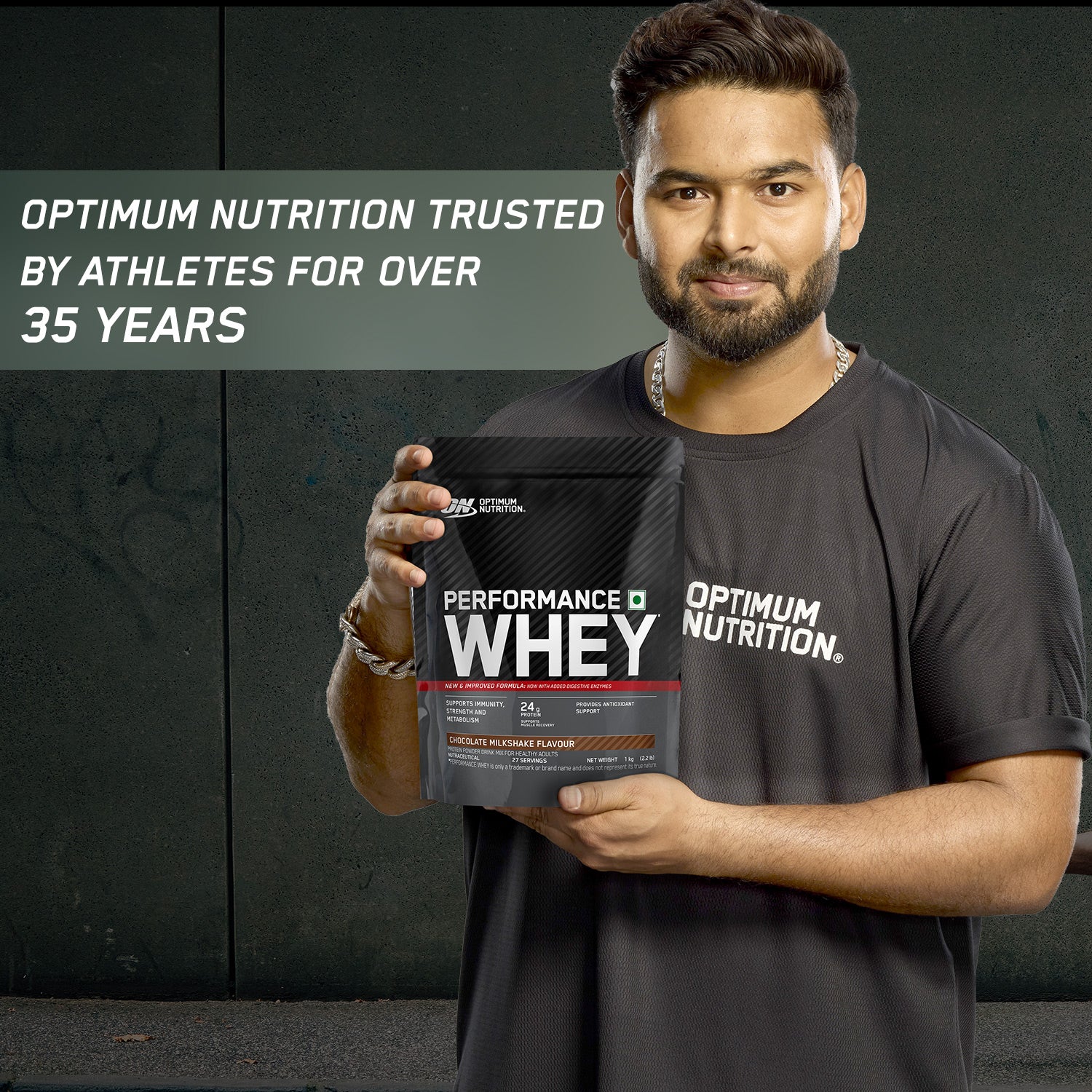 Performance Whey Protein Powder 1Kg (Chocolate Milkshake) + Multivitamin for MEN- 60 Tablets - Image 10