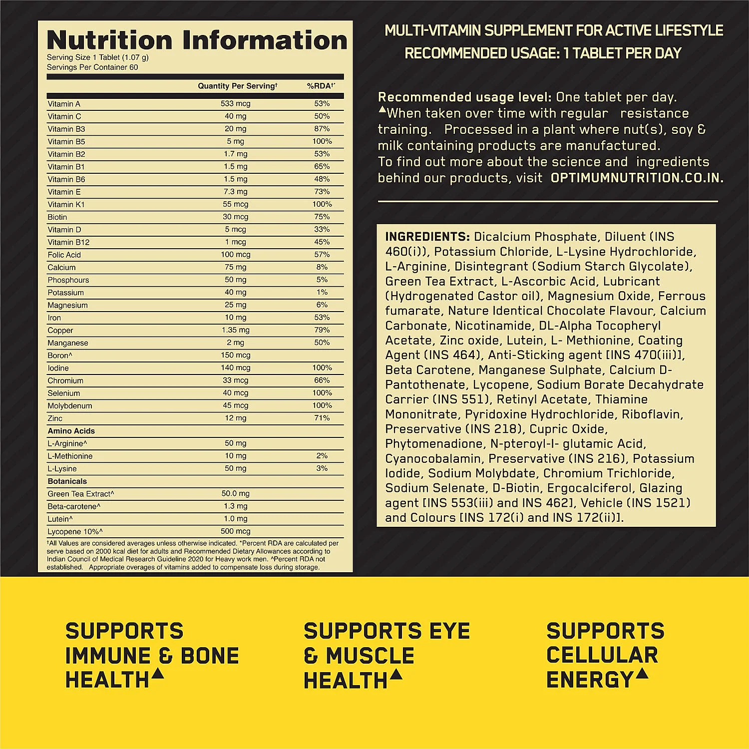 Performance Whey Protein Powder 1Kg (Chocolate Milkshake) + Multivitamin for MEN- 60 Tablets - Image 17